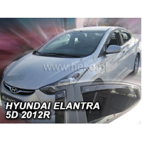 Slim-line Weather Shields FOR Hyundai Elantra MK5 4 Door 10-15