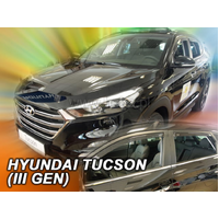 Slim-line Weather Shields FOR Hyundai Tucson MK3 5 Door 15-20
