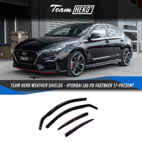 Slim-line Weather Shields FOR Hyundai i30 PD Fastback 17-Present