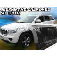Slim-line Weather Shields FOR Jeep Grand Cherokee 5 Door WK2 11+