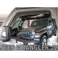 Slim-line Weather Shields FOR Jeep Wrangler 3 Door JL 19+