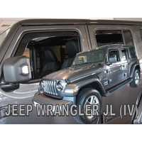 Slim-line Weather Shields FOR Jeep Wrangler 5 Door JL 19+