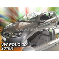 Slim-line Weather Shields FOR Volkswagen Polo MK5 6C/6R 3 Door 09-17