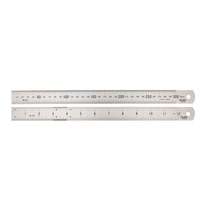 TOLEDO Stainless Steel Rule Double Sided Metric &amp; Imperial - 1000mm 100036
