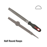 TOLEDO Half Round Rasp Second Cut - 250mm 141502CD