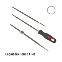 TOLEDO Round File Second Cut - 350mm 6 Pk 14RD02BU x6