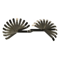 TOLEDO Feeler Gauge - Cranked 26 Blade Metric/Imperial (0.127mm, 762mm)