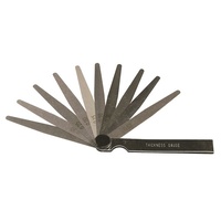 TOLEDO Tapered Feeler Gauge - 10 Blade Metric (0.04".63mm)