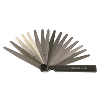 TOLEDO Feeler Gauge - Tapered 16 Blade Metric/Imperial (0.05-0.38mm)