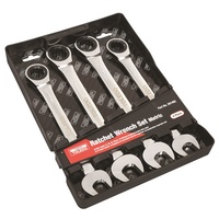 TOLEDO Ratchet Wrench Set Fixed Head - Metric 4 Pc. (21-25mm)