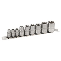 TOLEDO E-Star Socket Set 1/4"&amp; 3/8"- 9 Pc.