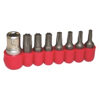 TOLEDO Bit Set TamperProof Torx - 8 Pc.