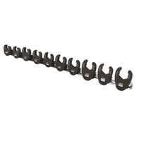 TOLEDO Crowfoot Wrench Set Flared 3/8" &amp; 1/2" - SAE (3/8" - 15/16") 10 Pc