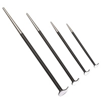 TOLEDO Pry Bar Set - Rolled Head 4 Pc.