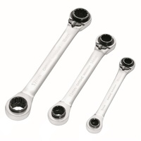 TOLEDO Ratchet Wrench Set Dual Head - Metric 3 Pc. 8-19mm