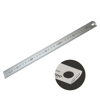 TOLEDO Stainless Steel Single Sided Easy Pick-Up Rule Metric - 300mm 301957