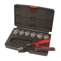 TOLEDO Crimping Plier Kit Ratcheting Multi-Head 302018