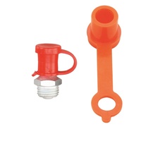 TOLEDO Grease Nipple Protective Caps - Red 50 Pack 305394