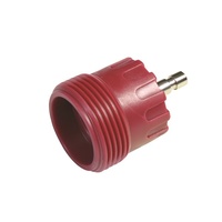 TOLEDO Radiator Cap Pressure Tester Adaptor - Red M48 Screw
