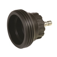 TOLEDO Radiator Cap Pressure Tester Adaptor - Black M62 Screw
