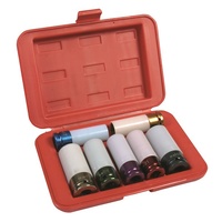TOLEDO Wheel Nut Socket Set - Metric &amp; SAE 7 Pc.