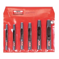 TOLEDO Hollow Wad Punch Set - 6 Pc.