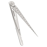 TOLEDO Taper Gauge - With Hanger Hole, Metal Case &amp; Pocket Clip 1-15mm 700AM