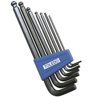 TOLEDO Key Set Ball Point Hex SAE - 7 Pc.