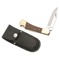 TOLEDO Stock Knife - Single Blade With Leather Pouch 225mm SK5