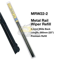 TRIDON WIPER METAL RAIL REFILL PAIR FOR Toyota Tercel 10/83-04/88  22inch