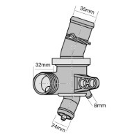 TRIDON Std Thermostat For Mercedes A180 W169 01/09-12/10 1.7L M640.940