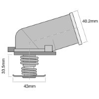 TRIDON Std Thermostat For Mercedes E230 T W210 02/96-12/98 2.3L M111