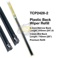 TRIDON WIPER PLASTIC BACK REFILL PAIR FOR Daihatsu Terios 10/00-12/06  24"+28"