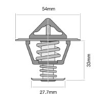 TRIDON Std Thermostat For Mitsubishi L300 P15V 01/00-12/10 2.5L 4D56