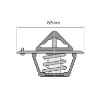 TRIDON Std Thermostat For Mitsubishi Pajero NB 11/84-11/85 2.6L 4G54