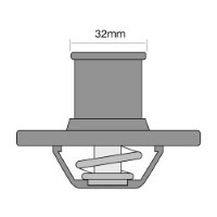 TRIDON Std Thermostat For Peugeot 206 1.4 - SOHC 8V 03/02-03/04 1.4L TP3UJP