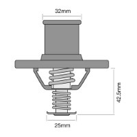 TRIDON Std Thermostat For Peugeot 206 2.0-Gti, GTi 180 10/03-02/07 2.0L EW10J4,S
