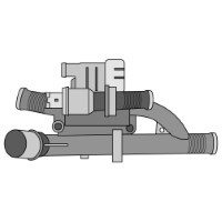 TRIDON Std Thermostat For Peugeot 307 1.6 HDI 10/05-06/08 1.6L DV6TED4
