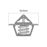 TRIDON Std Thermostat For Peugeot 405 1.9 - DOHC 16V 02/89-04/93 1.9L XU9J4