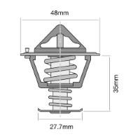 TRIDON Std Thermostat For Toyota Corolla EE90, 100 01/88-01/97 1.3L 2E,L