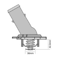 TRIDON Std Thermostat For Toyota Hilux GGN (15R, 25R) 03/05-12/10 4.0L 1GR-FE