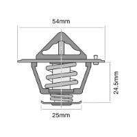 TRIDON Std Thermostat For Alfa Romeo GTV  07/81-08/86 2.0L AR016