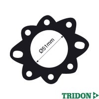 TRIDON Gasket For Daihatsu Handi Van L55, L60 05/81-08/83 0.5L,0.6L AD10,AB30