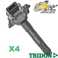 TRIDON IGNITION COIL x4 FOR Audi  A4 01/99-07/01, 4, 1.8L AJL 