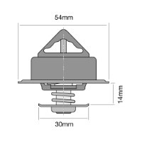 TRIDON Std Thermostat For Volvo 240 Series 240 01/83-10/93 2.1L,2.3L B21A,B23