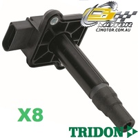 TRIDON IGNITION COIL x8 FOR Audi  A6 Incl RS6 01/99-10/04, V8, 4.2L 