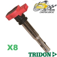 TRIDON IGNITION COIL x8 FOR Audi  Q7 09/06-06/07, V8, 4.2L BAR 