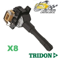 TRIDON IGNITION COIL x8 FOR BMW  730iL E38 11/94-05/96, V8, 3.0L M60 B30 