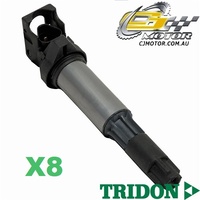 TRIDON IGNITION COIL x8 FOR BMW  735i E65 01/02-05/05, V8, 3.6L N62 B 