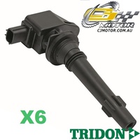 TRIDON IGNITION COIL x6 FOR Ford  Falcon - 6 Cyl FG 05/08-06/10, 6, 4.0L 